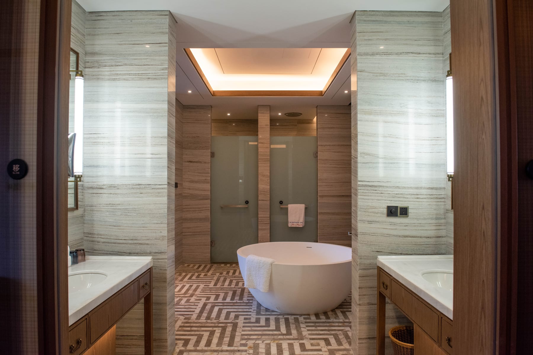 Guest room at the Wyndham Grand Plaza Royale Zhaotong in Zhaotong, Other than US/Canada